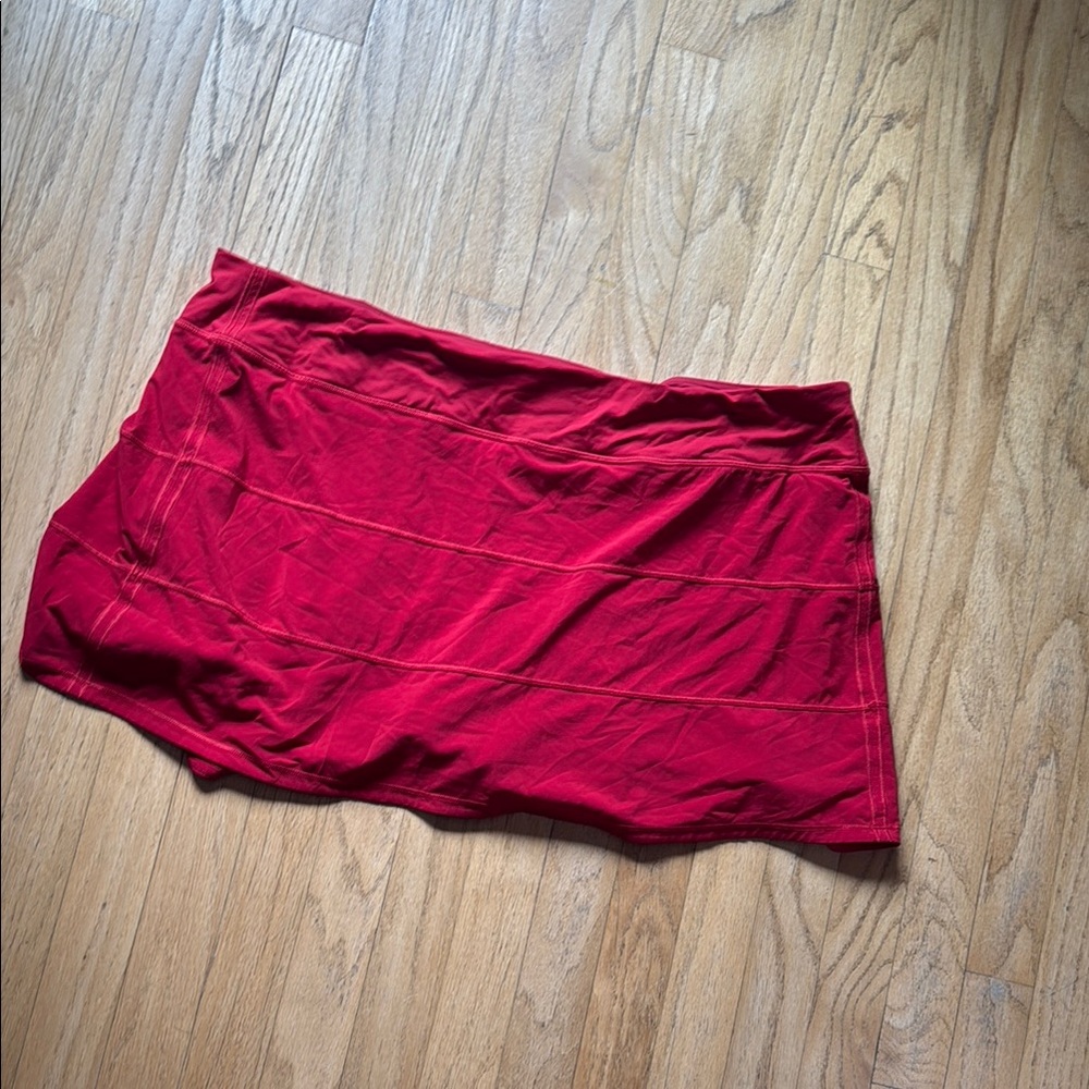 Red Women's Lululemon Skort Size 20